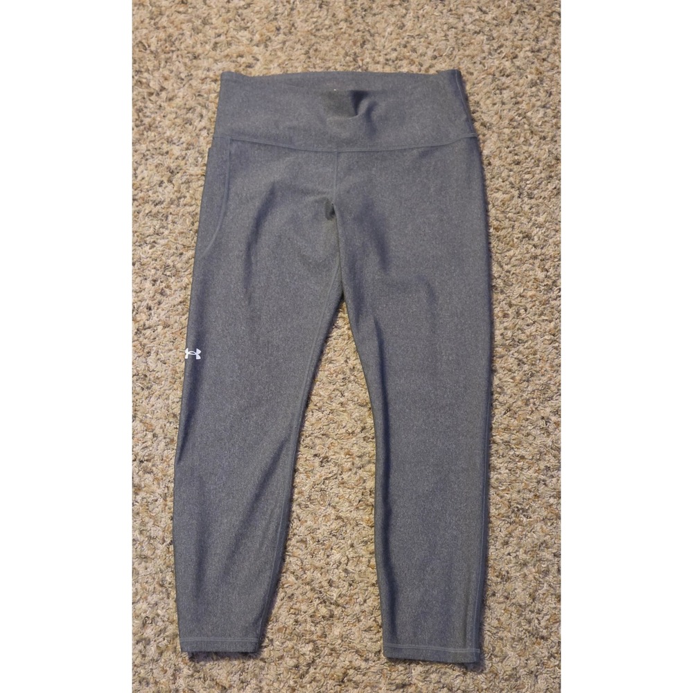 Under Armour HeatGear Compression Leggings Women's Size Large Gray